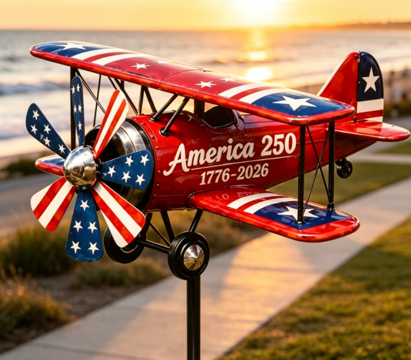 🔥Limited time 49% OFF🔥🇺🇸USA 250 “Liberty Windmill” Patriotic Garden Wind Spinner -✈️ (Free Delivery Fee)