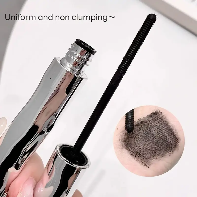 Quick-Dry Film Mascara: Intense Volume, Length & Curl – Waterproof & Smudge-Resistant