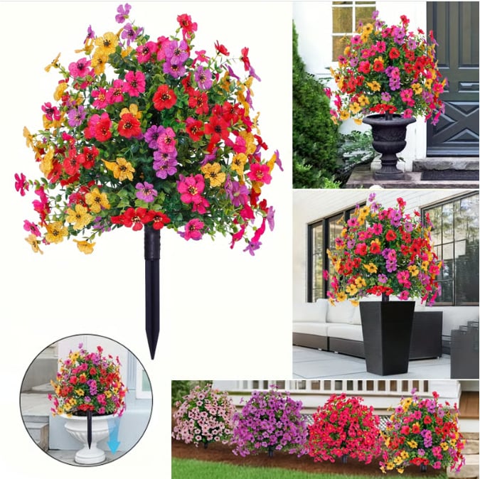 🔥 Outdoor/Indoor UV Resistant & Waterproof Artificial Flower Decor ✅