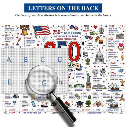 🧩 Patriotic America Jigsaw Puzzle 1000 Pieces🎁