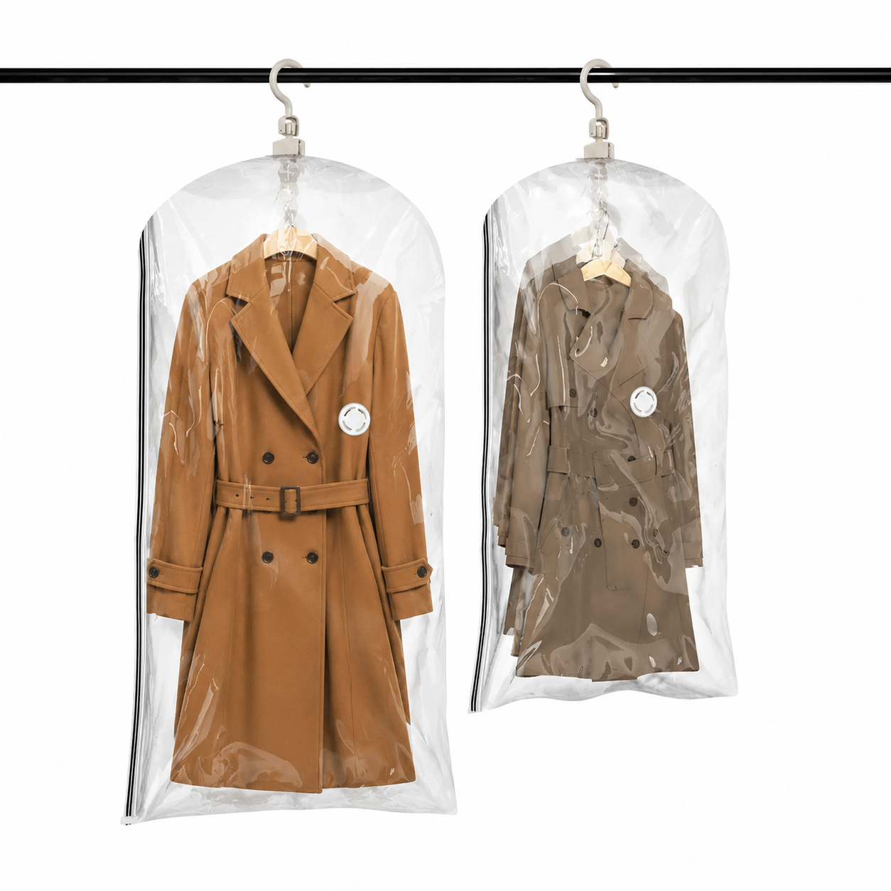 Hanging Wardrobe Savers – Compact Fold-Flat Bags for Seasonal Clothes & Linens
