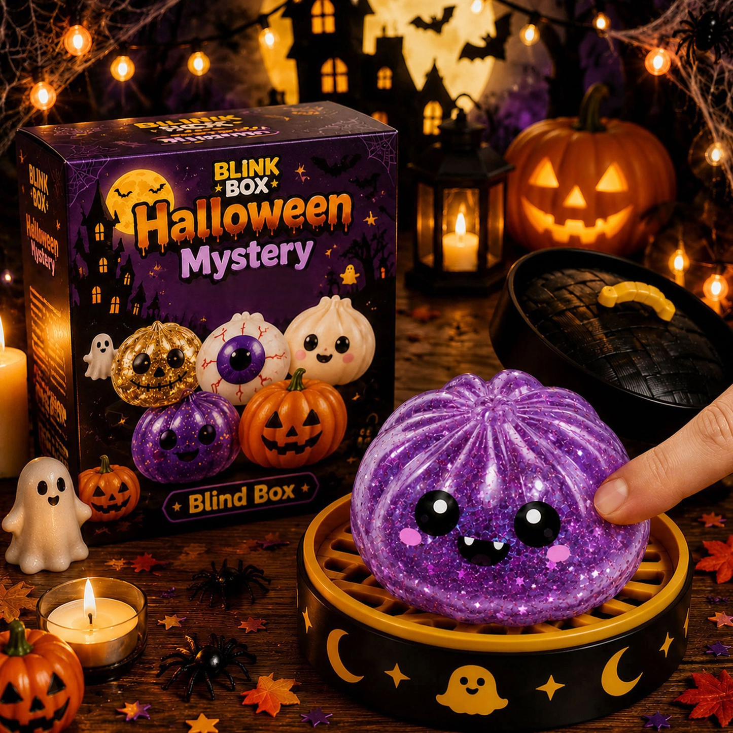 Halloween Ghost Squeeze Toys – Cute Scary Stress-Relievers for Party Favors