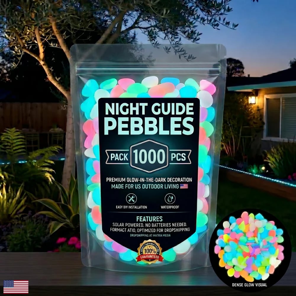 💥LAST DAY SALE 50%OFF💥🌈Colorful Glow-in-the-Dark Garden Stones