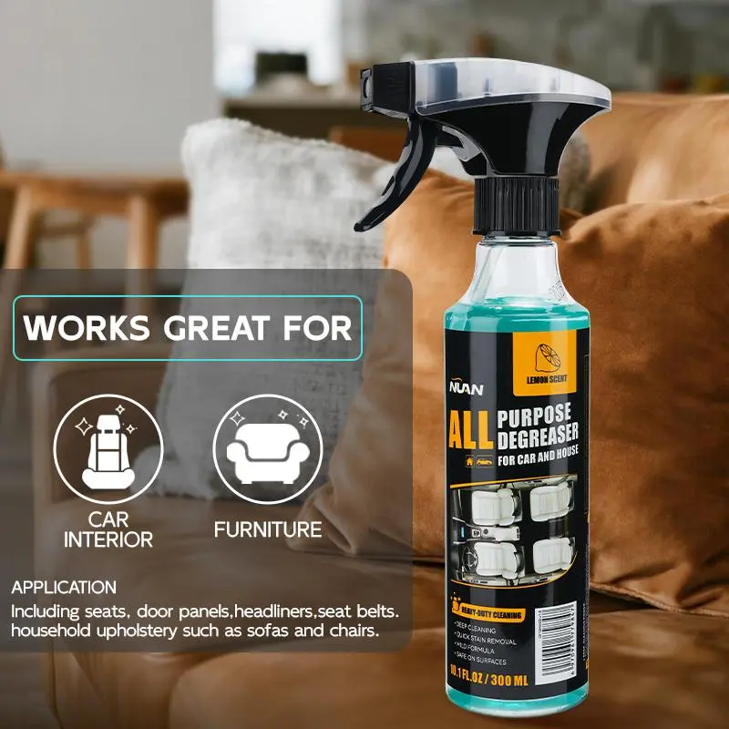 Heavy Duty Degreaser Powerful Foam Cleaner, Suitable for Car Interiors, Nemesis of Stubborn Stains!