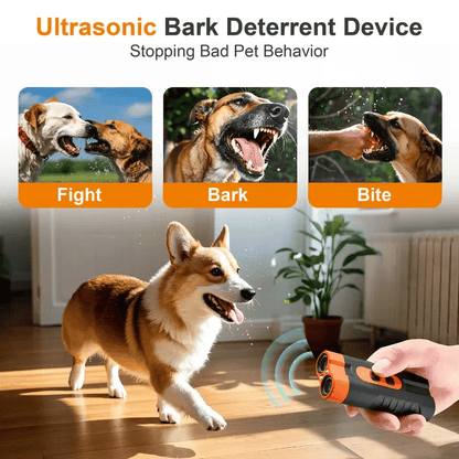 Ultrasonic Dog Barking Deterrent Training Tool
