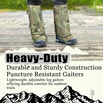 Snake-Resistant Leg Gaiters – Protective Outdoor Gear for Hiking, Hunting & Camping