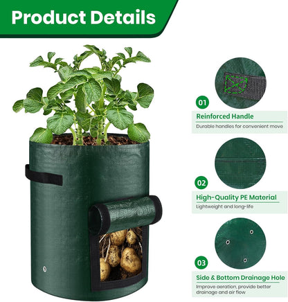 🔥Limited TimePromotion 50% OFF🌱10 Gallon Premium Potato Grow Bags