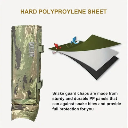 Snake-Resistant Leg Gaiters – Protective Outdoor Gear for Hiking, Hunting & Camping
