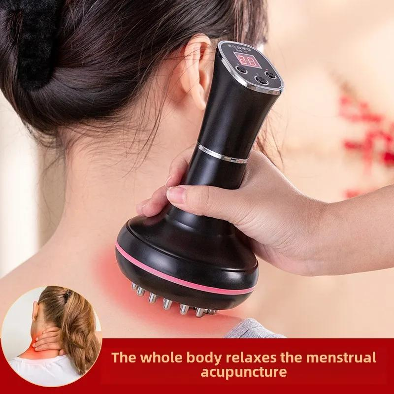 Electric massage brush - FullBody Abdomen, Leg, Back and Shoulder Massage,USB Charging TPE Muscle Soothing