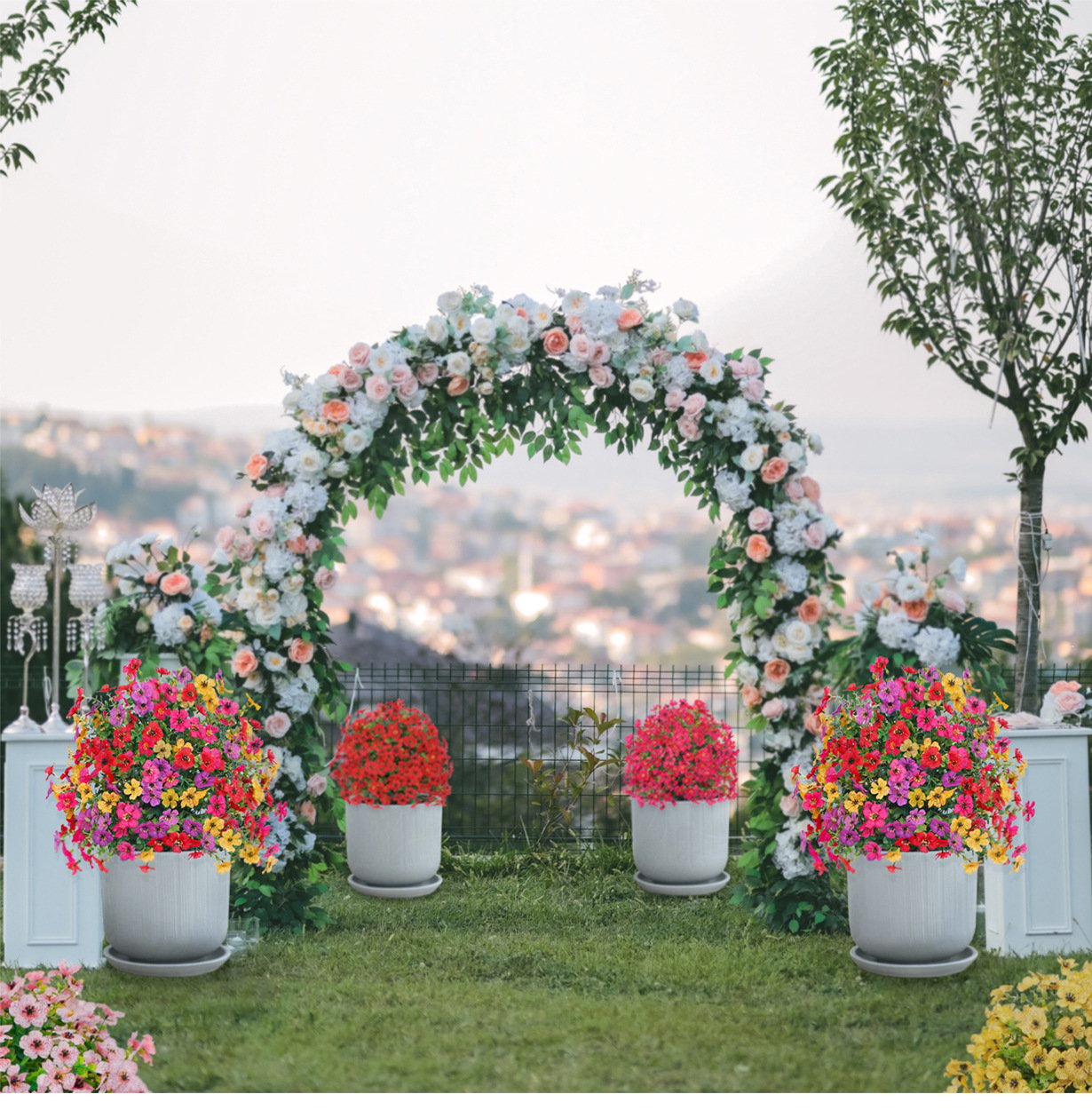 🔥 Outdoor/Indoor UV Resistant & Waterproof Artificial Flower Decor ✅