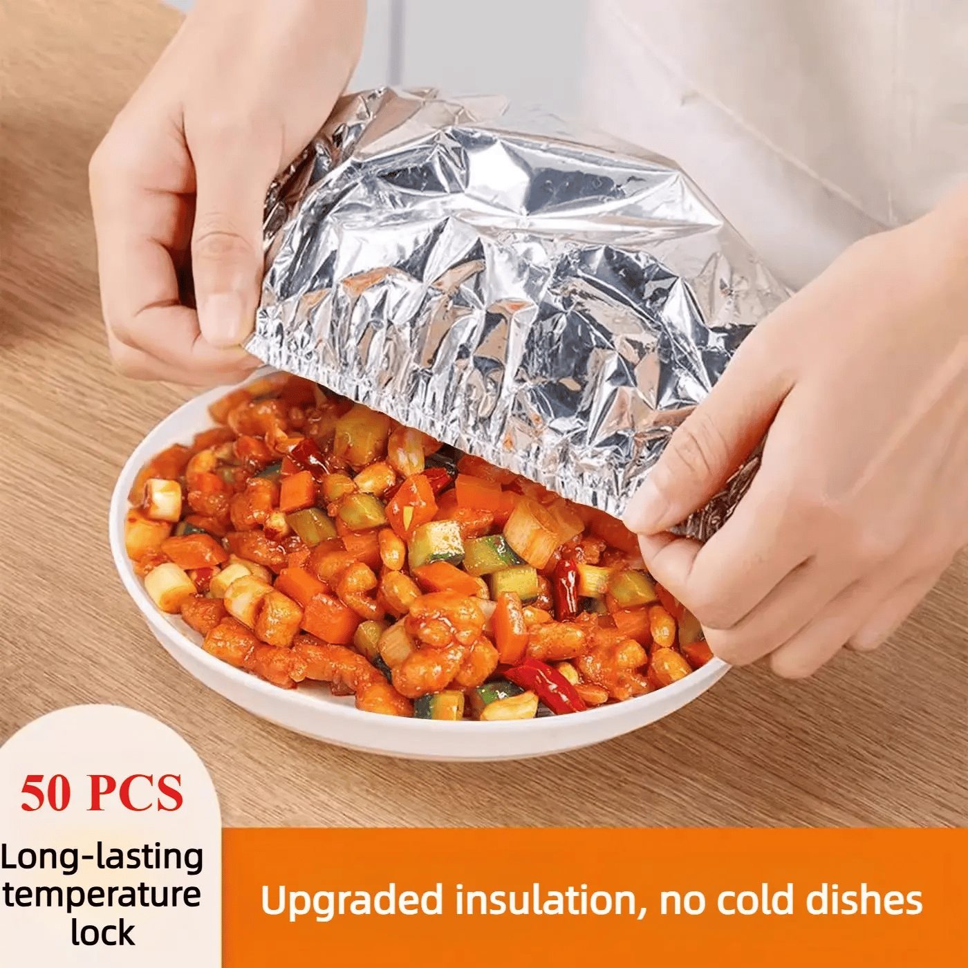 🍲 Heat-Retaining Food Cover - Keep Meals Warm, Fresh & Protected