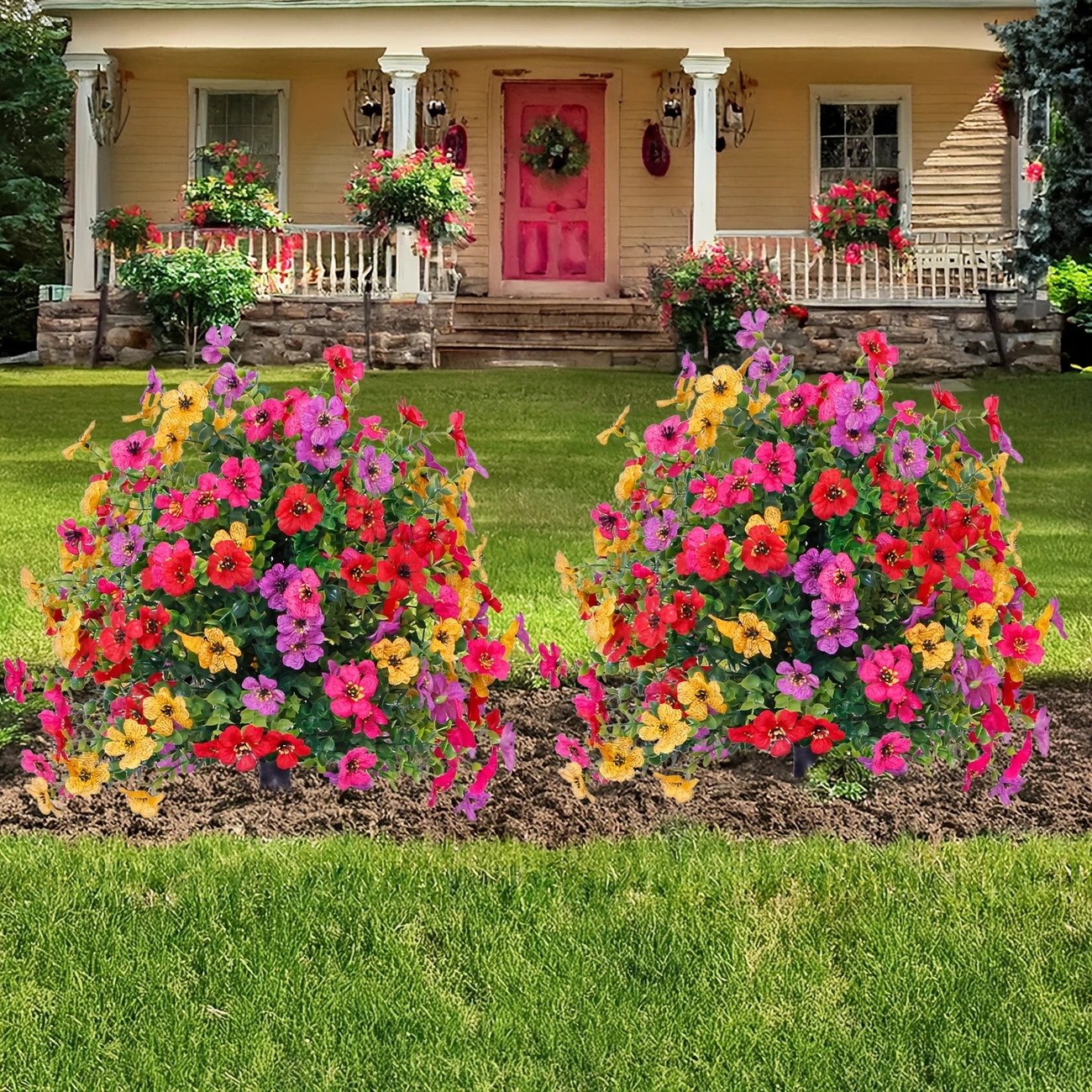 🔥 Outdoor/Indoor UV Resistant & Waterproof Artificial Flower Decor ✅