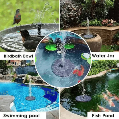 Hot Sale🔥⛲ Solar Fountain, Solar Powered Bird Bath Fountain Pump(Buy 2 Free Shipping)