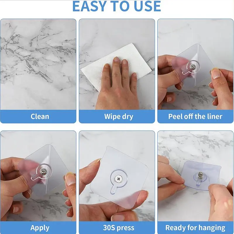 🔥Limited TimePromotion 50% OFF🔥 BUY 10 GET 10 FREE 20PCS Adhesive Frame Hooks Wall Mount-YH