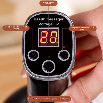 Electric massage brush - FullBody Abdomen, Leg, Back and Shoulder Massage,USB Charging TPE Muscle Soothing
