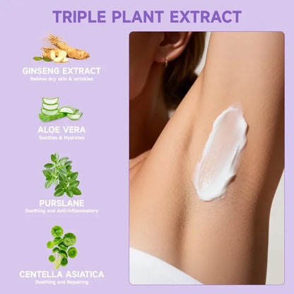 Bikini Pain-Free Hair Removal Cream for Sensitive Skin,Gentle Citrus Sensitive Skin Hair Removal Cream&Spray