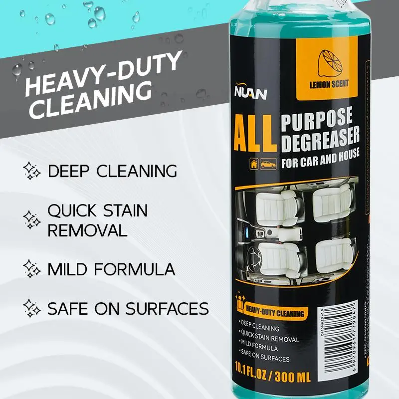 Heavy Duty Degreaser Powerful Foam Cleaner, Suitable for Car Interiors, Nemesis of Stubborn Stains!