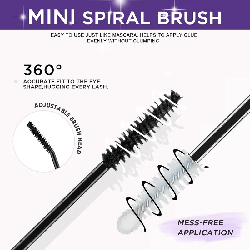 Waterproof Lash Cluster Glue – Bond & Seal, Black Adhesive for 72H Natural Hold, Latex-Free (5ml+5ml)