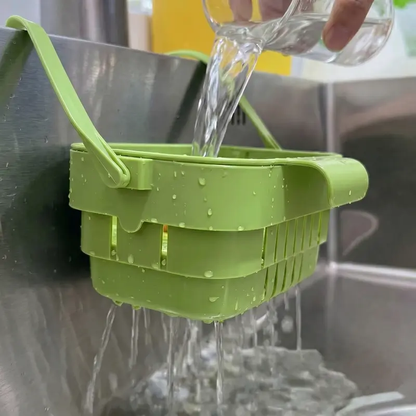 Foldable Hanging Kitchen Sink – Stainless Steel Anti-Clog Drain