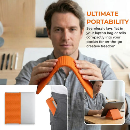 🔥Limited TimePromotion 50% OFF🎁 Foldable Silicone Aluminum Holder