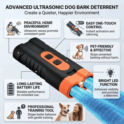 Ultrasonic Dog Barking Deterrent Training Tool