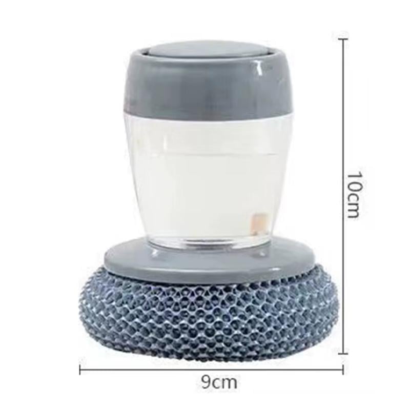 Automatic Liquid Filling Good Handle Soap Dispense Palm Kitchen Brush for Bowl Sink Cleaning Pot Comfortable