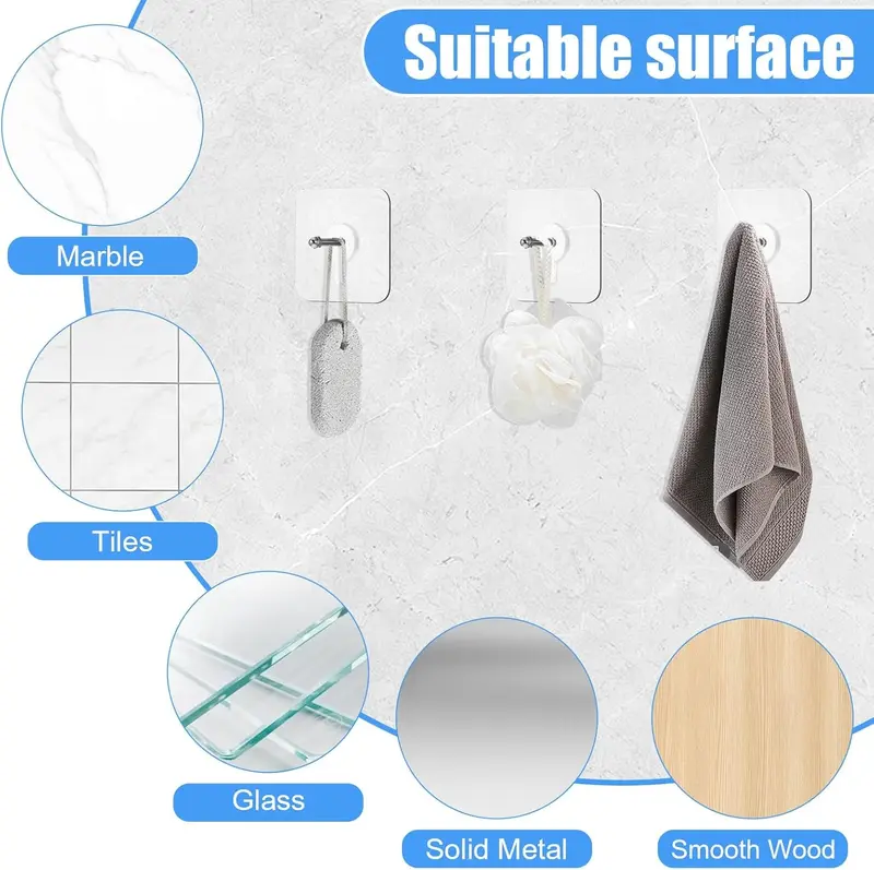 🔥Limited TimePromotion 50% OFF🔥 BUY 10 GET 10 FREE 20PCS Adhesive Frame Hooks Wall Mount-YH