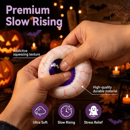 Halloween Ghost Squeeze Toys – Cute Scary Stress-Relievers for Party Favors