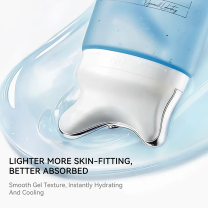 PDRN Sculpting Glass Gel Cream – Gua Sha Jaw Lift, De-Puff & Peptide Glow for Defined Contours