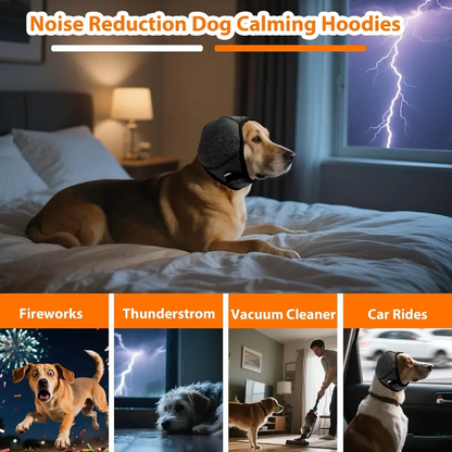Dog Calming Ear Wrap – Waterproof, Noise-Cancelling Cap for Swim, Grooming & Fireworks