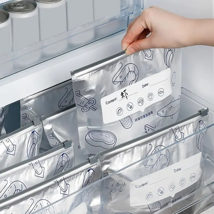 New Reusable Thickened Upright Aluminum Foil Storage Bags – Upgraded Seal-Top Design