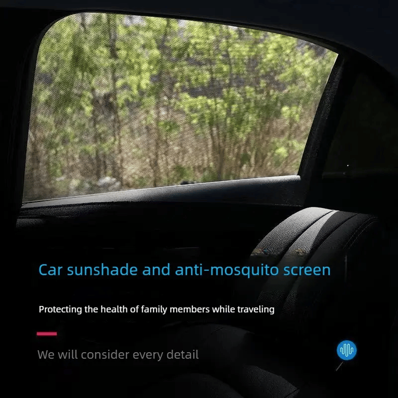 🔥Limited TimePromotion 50% OFF🔥 Car Window Mosquito Net & Sunshade – Privacy Mesh Screen