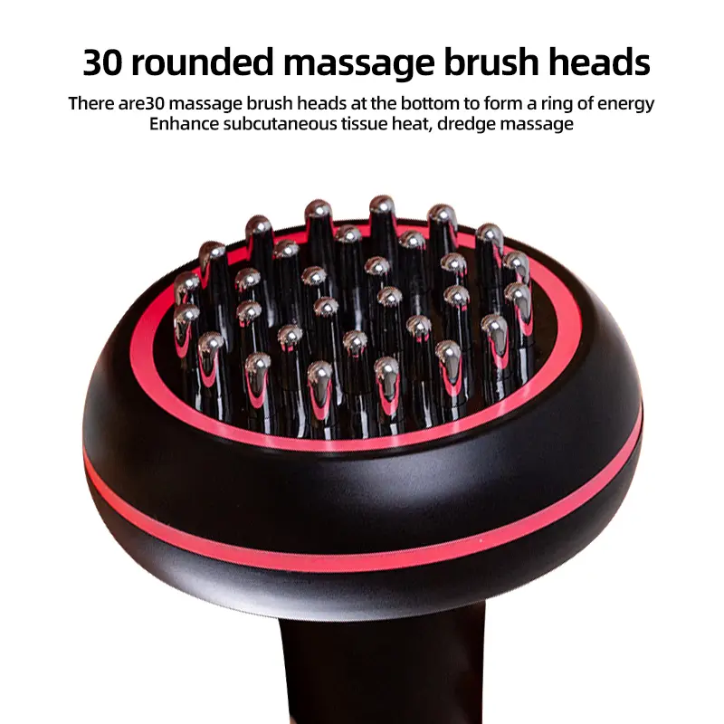 Electric massage brush - FullBody Abdomen, Leg, Back and Shoulder Massage,USB Charging TPE Muscle Soothing