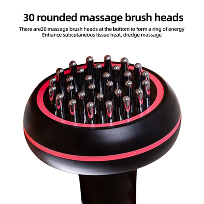 Electric massage brush - FullBody Abdomen, Leg, Back and Shoulder Massage,USB Charging TPE Muscle Soothing