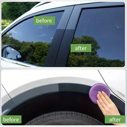 ⏰49% OFF✨Premium Tire Coating & Trim Restorer: Bring Back the Original Deep Black Shine to Rubber and Plastic