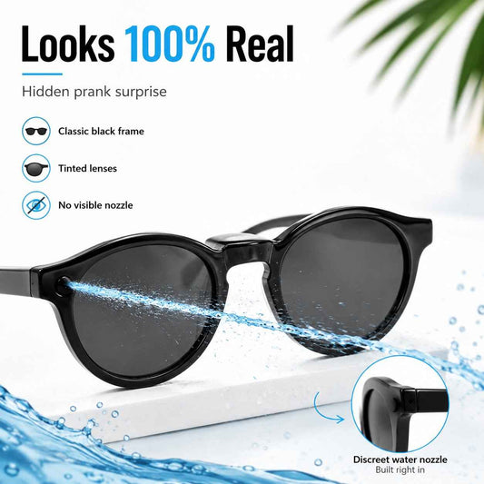 🕶️Dual-Use Sunglasses & Hidden Water-Shooting Prank Glasses | 90ml | Up to 5m Range