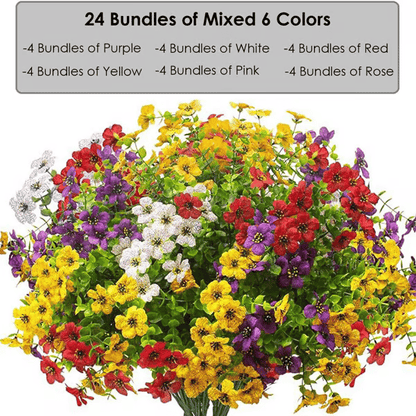 🔥Limited TimePromotion 50% OFF🌸UV Resistant Colorful Artificial Flower