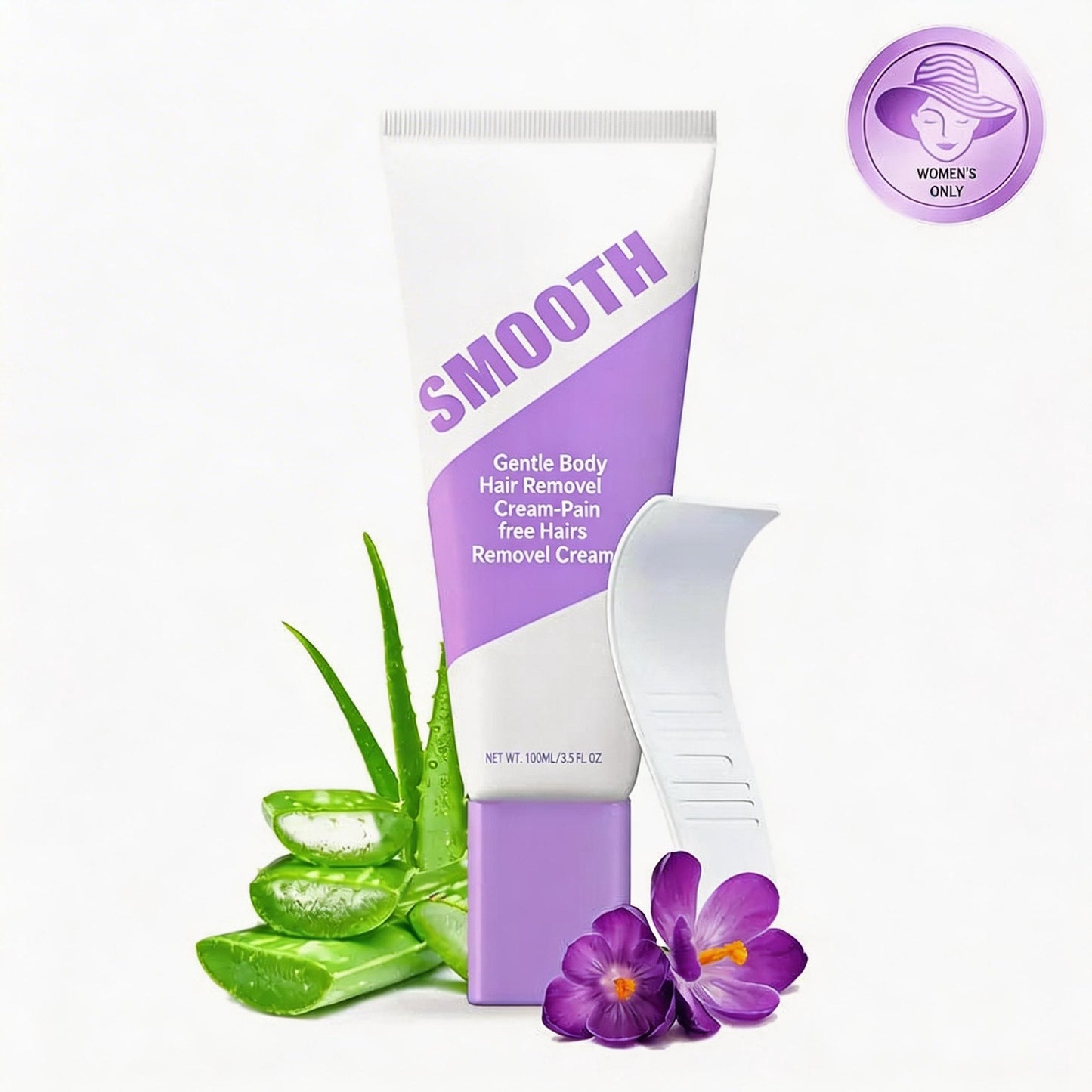 Bikini Pain-Free Hair Removal Cream for Sensitive Skin,Gentle Citrus Sensitive Skin Hair Removal Cream&Spray