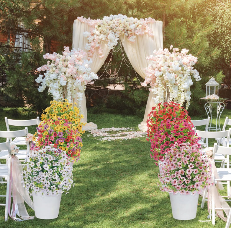 🔥 Outdoor/Indoor UV Resistant & Waterproof Artificial Flower Decor ✅