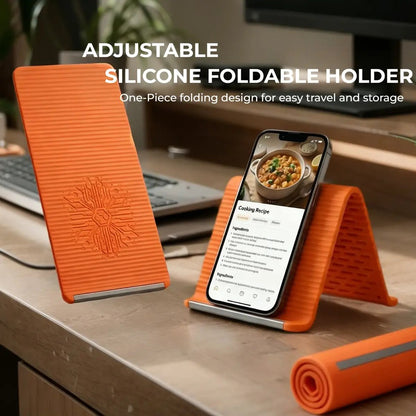 🔥Limited TimePromotion 50% OFF🎁 Foldable Silicone Aluminum Holder